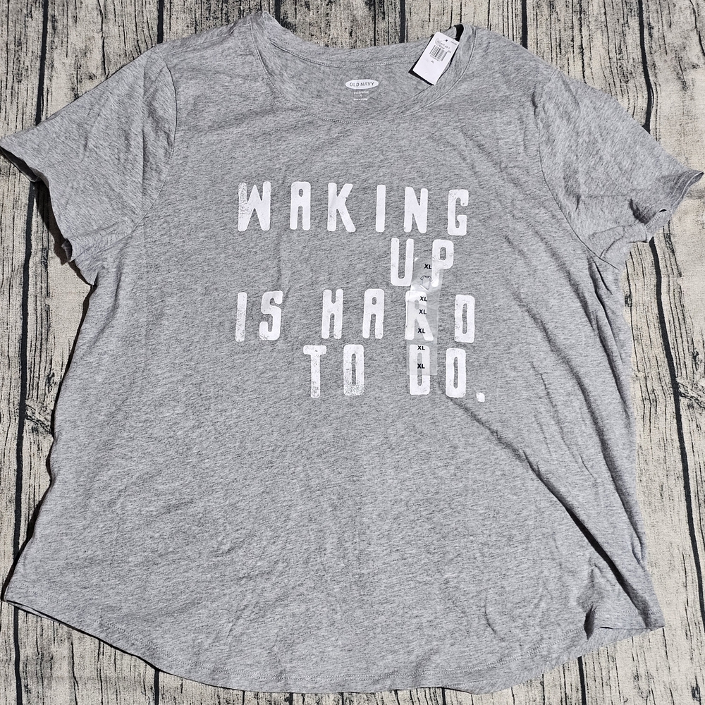 Old Navy "Waking Up Is Hard To Do" Tee